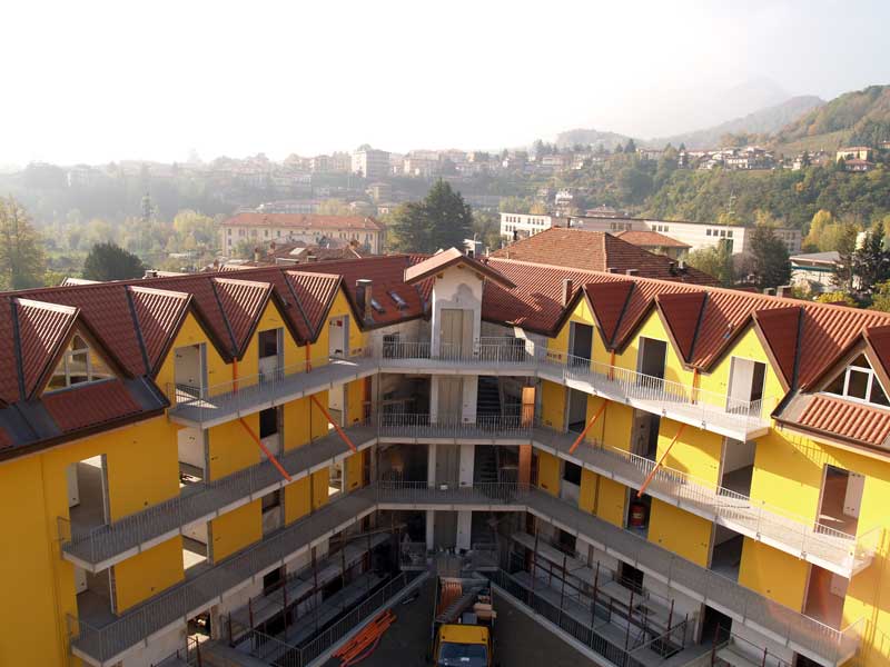 toiture Il Coppo Alubel complexe de logements