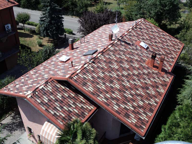 civil roofing sandwich panels IsoCoppo Piano