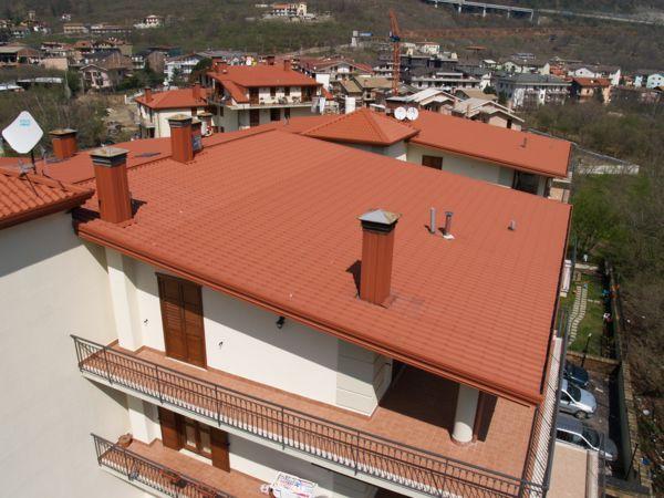 Copertura IsoCoppo Tek  su condominio